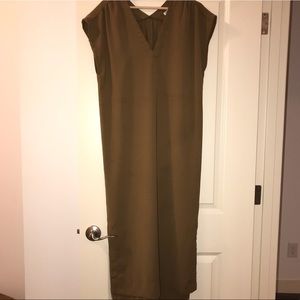 Midi tan dress